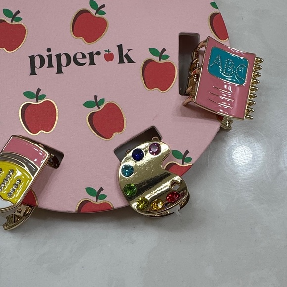 Piper K Back to School Hair Clip Set - Picture 4 of 7